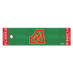 NHLRETRO Atlanta Flames Putting Green Mat - 1.5ft. x 6ft. - Atlanta Flames