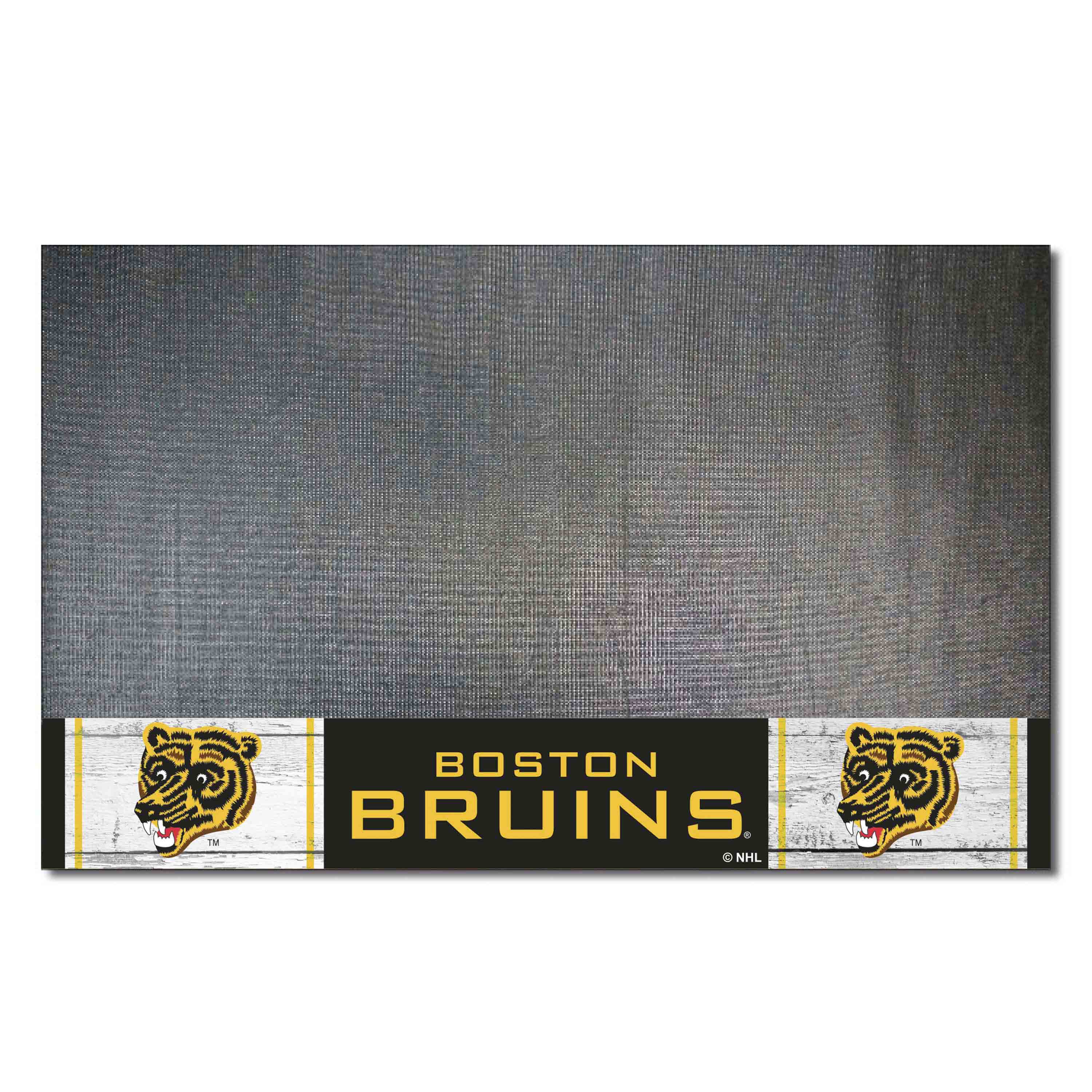 Retro NHL Boston Bruins Vinyl Grill Mat - 26in. x 42in.