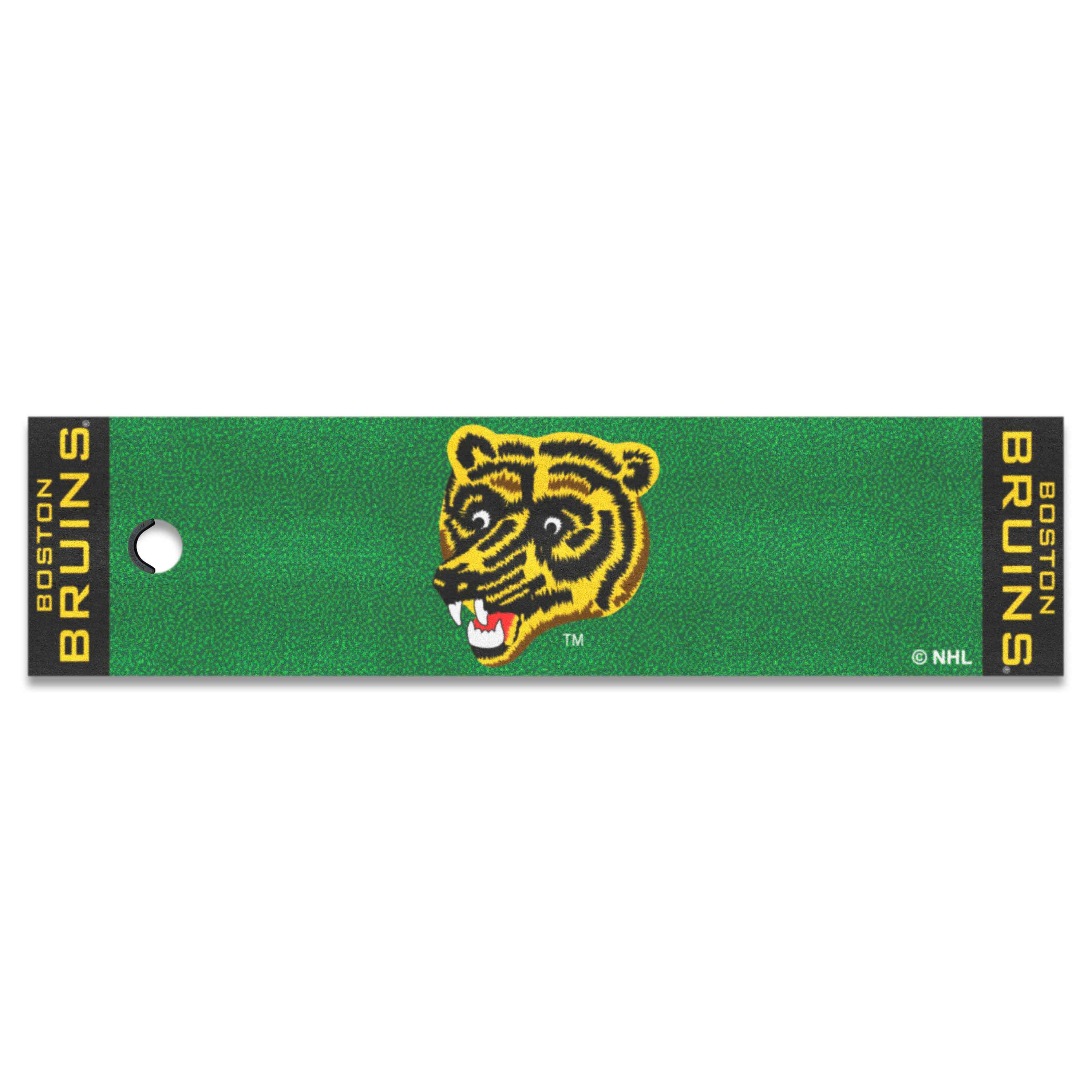 Retro NHL Boston Bruins Putting Green Mat - 1.5ft. x 6ft.