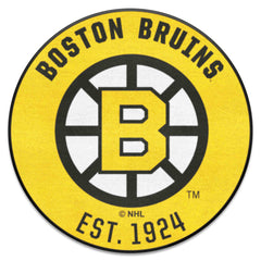 Retro NHL Boston Bruins Roundel Rug - 27in. Diameter