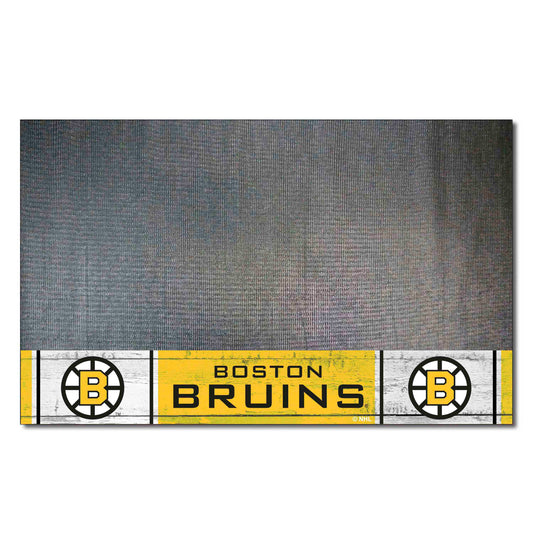 Retro NHL Boston Bruins Vinyl Grill Mat - 26in. x 42in. - Boston Bruins