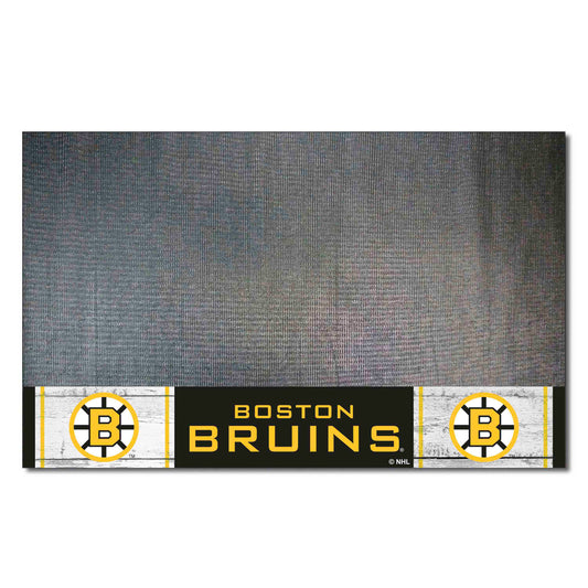 Retro NHL Boston Bruins Vinyl Grill Mat - 26in. x 42in. - Boston Bruins