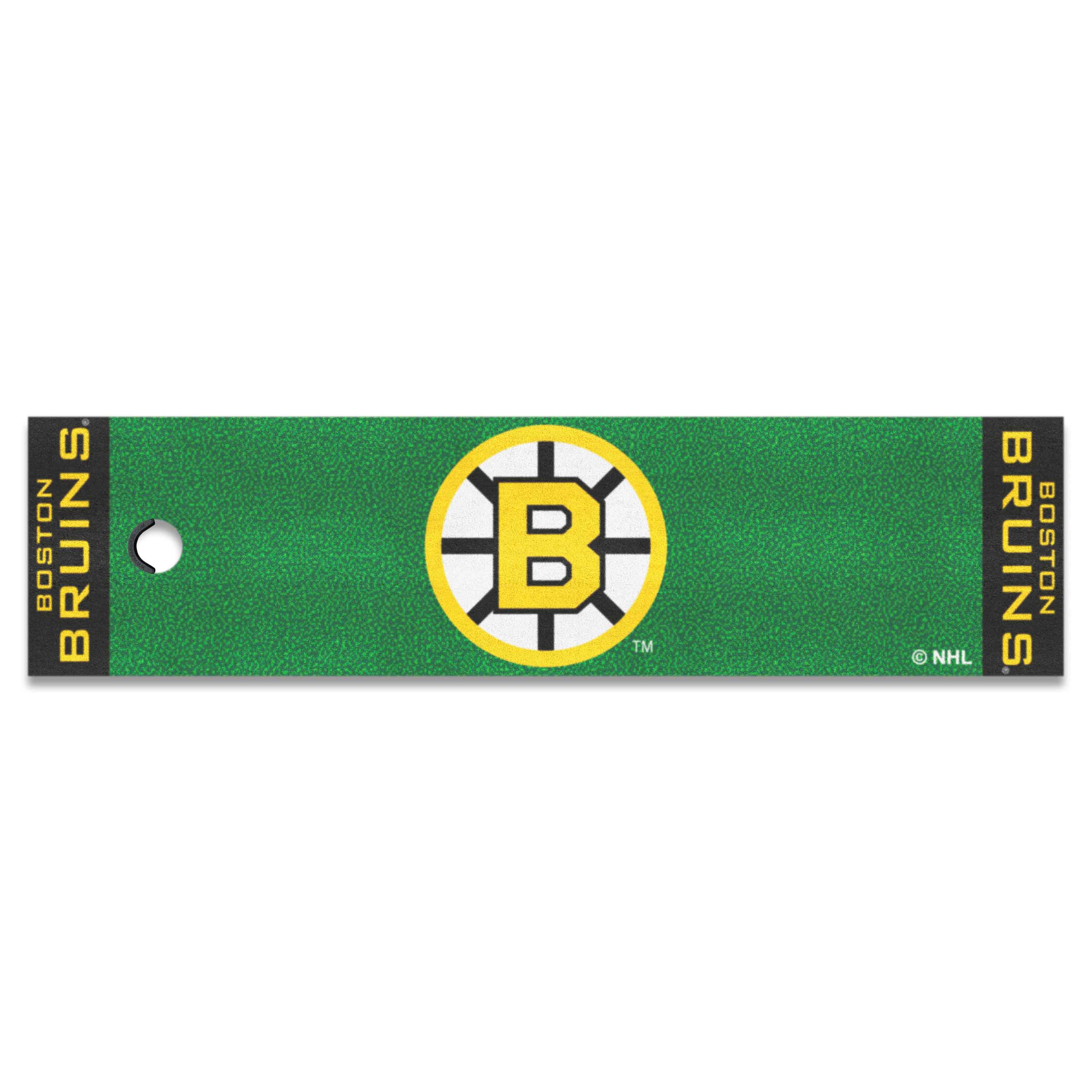 Retro NHL Boston Bruins Putting Green Mat - 1.5ft. x 6ft.