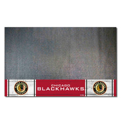 NHLRETRO Chicago Blackhawks Vinyl Grill Mat - 26in. x 42in. - Chicago Blackhawks