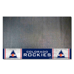 NHLRETRO Colorado Rockies Vinyl Grill Mat - 26in. x 42in. - Colorado Rockies