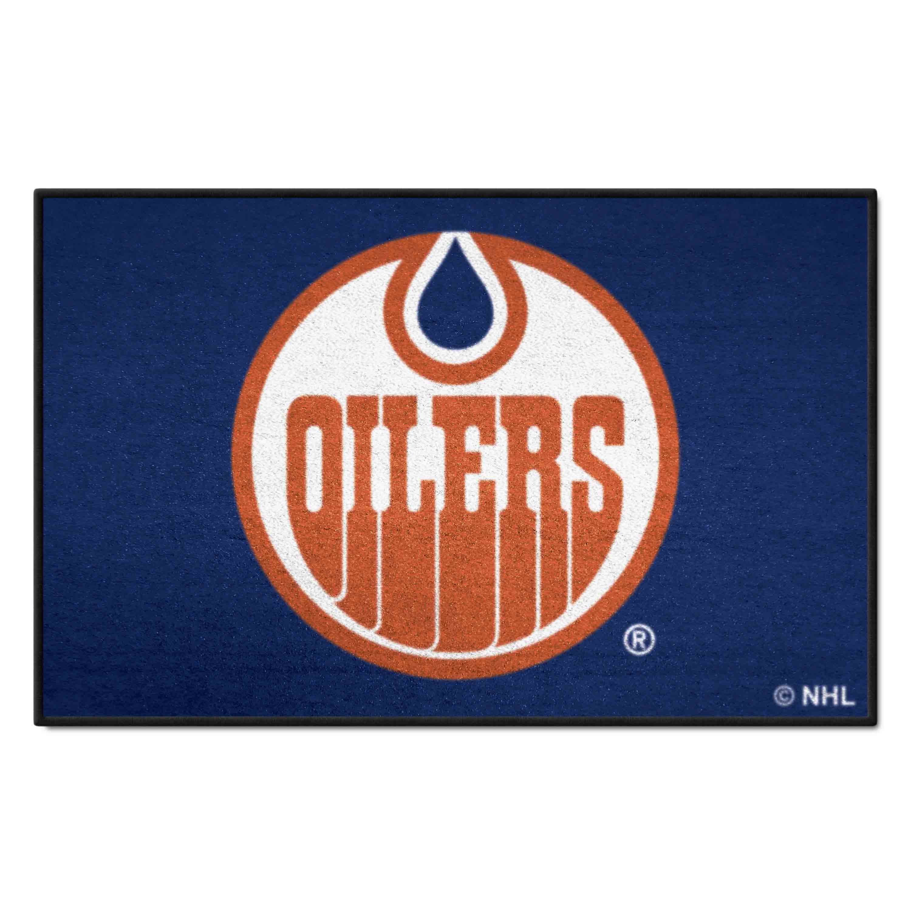 NHLRETRO Edmonton Oilers Starter Mat Accent Rug - 19in. x 30in. - Edmonton Oilers