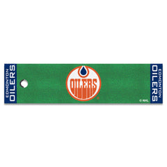 NHLRETRO Edmonton Oilers Putting Green Mat - 1.5ft. x 6ft. - Edmonton Oilers