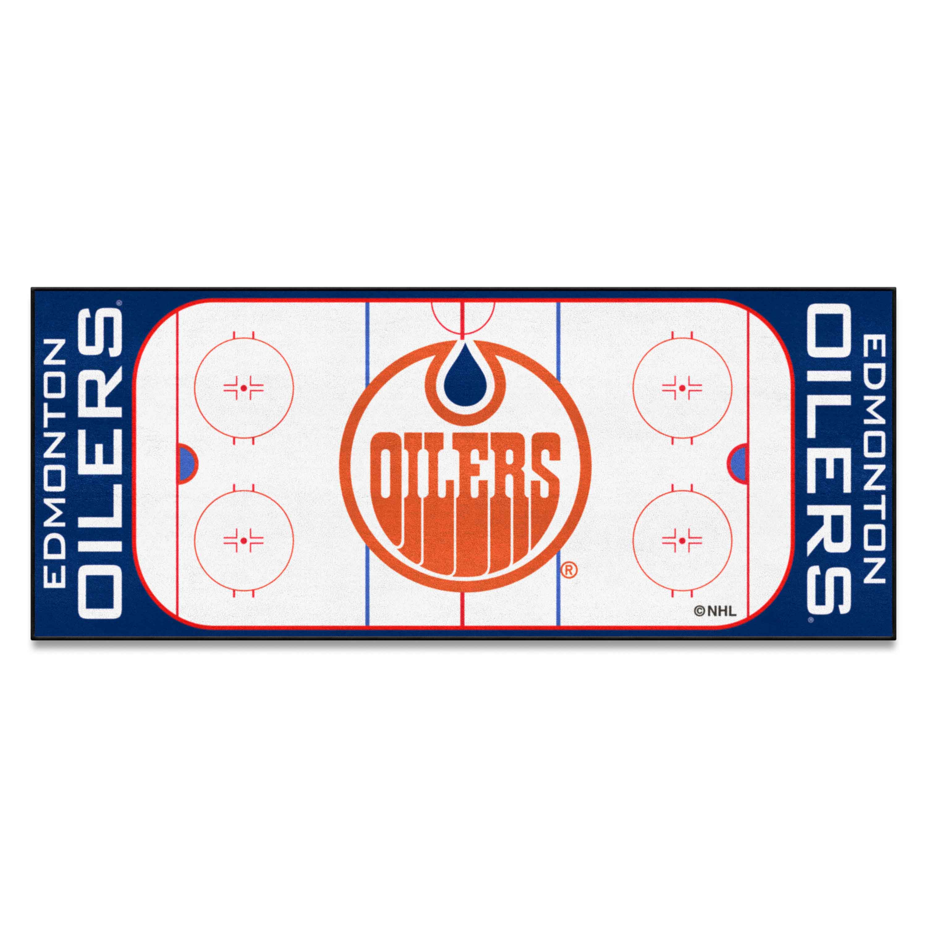 NHLRETRO Edmonton Oilers Rink Runner - 30in. x 72in.