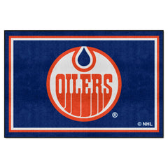 NHLRETRO Edmonton Oilers 5ft. x 8 ft. Plush Area Rug - Edmonton Oilers