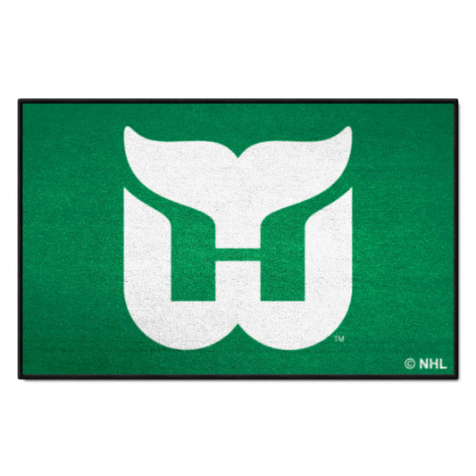 Retro NHL Hartford Whalers Starter Mat Accent Rug - 19in. x 30in.