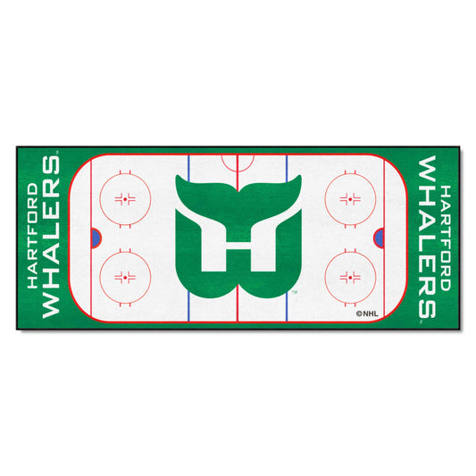 Retro NHL Hartford Whalers Rink Runner - 30in. x 72in. - Hartford Whalers