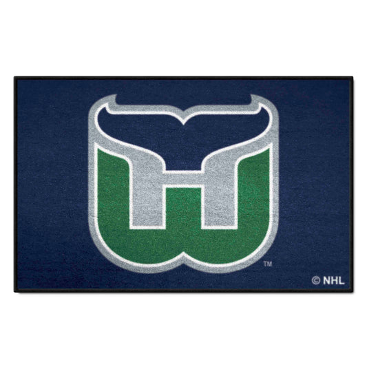 Retro NHL Hartford Whalers Starter Mat Accent Rug - 19in. x 30in.