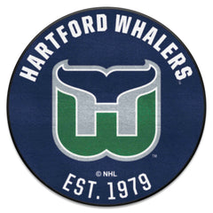 Retro NHL Hartford Whalers Roundel Rug - 27in. Diameter