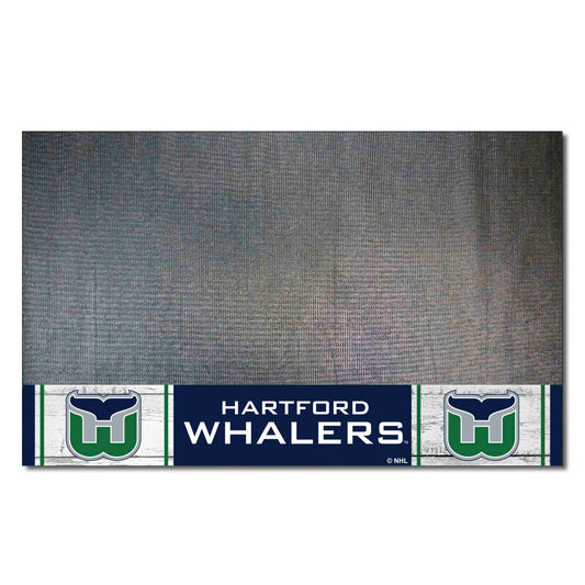 Retro NHL Hartford Whalers Vinyl Grill Mat - 26in. x 42in. - Hartford Whalers