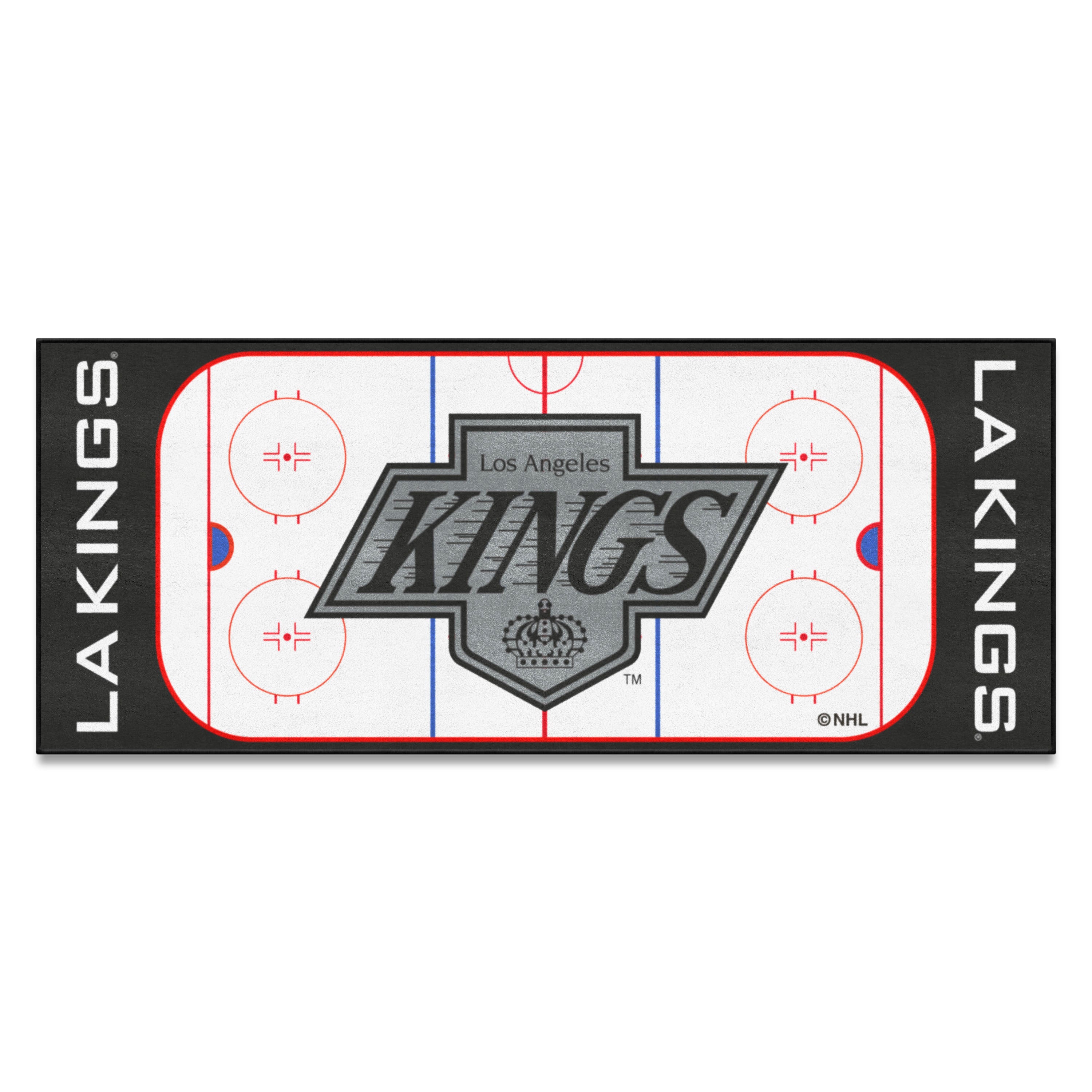 Retro NHL Los Angeles Kings Rink Runner - 30in. x 72in.