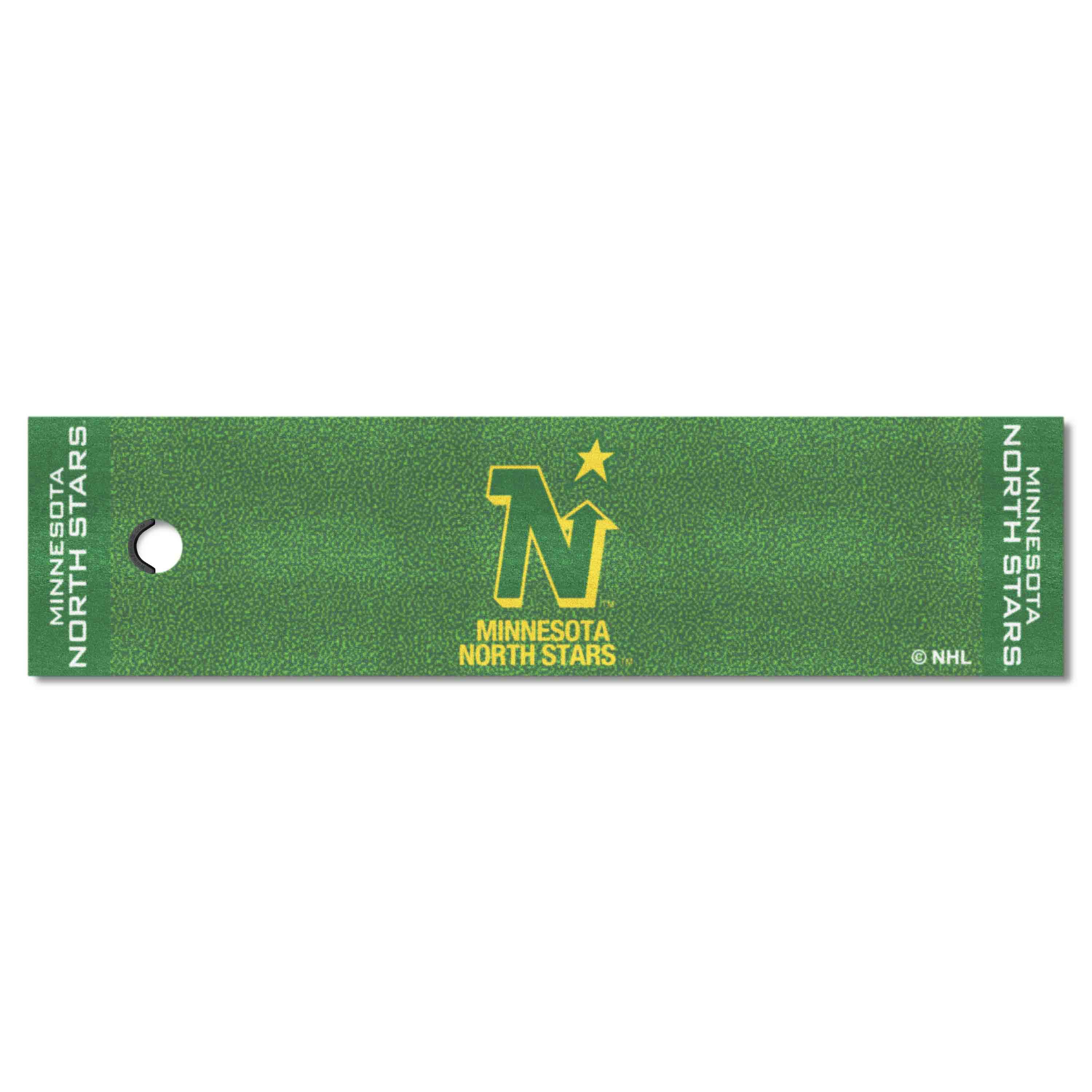 NHLRETRO Minnesota North Stars Putting Green Mat - 1.5ft. x 6ft.