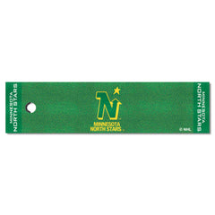 NHLRETRO Minnesota North Stars Putting Green Mat - 1.5ft. x 6ft.