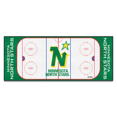 NHLRETRO Minnesota North Stars Rink Runner - 30in. x 72in.