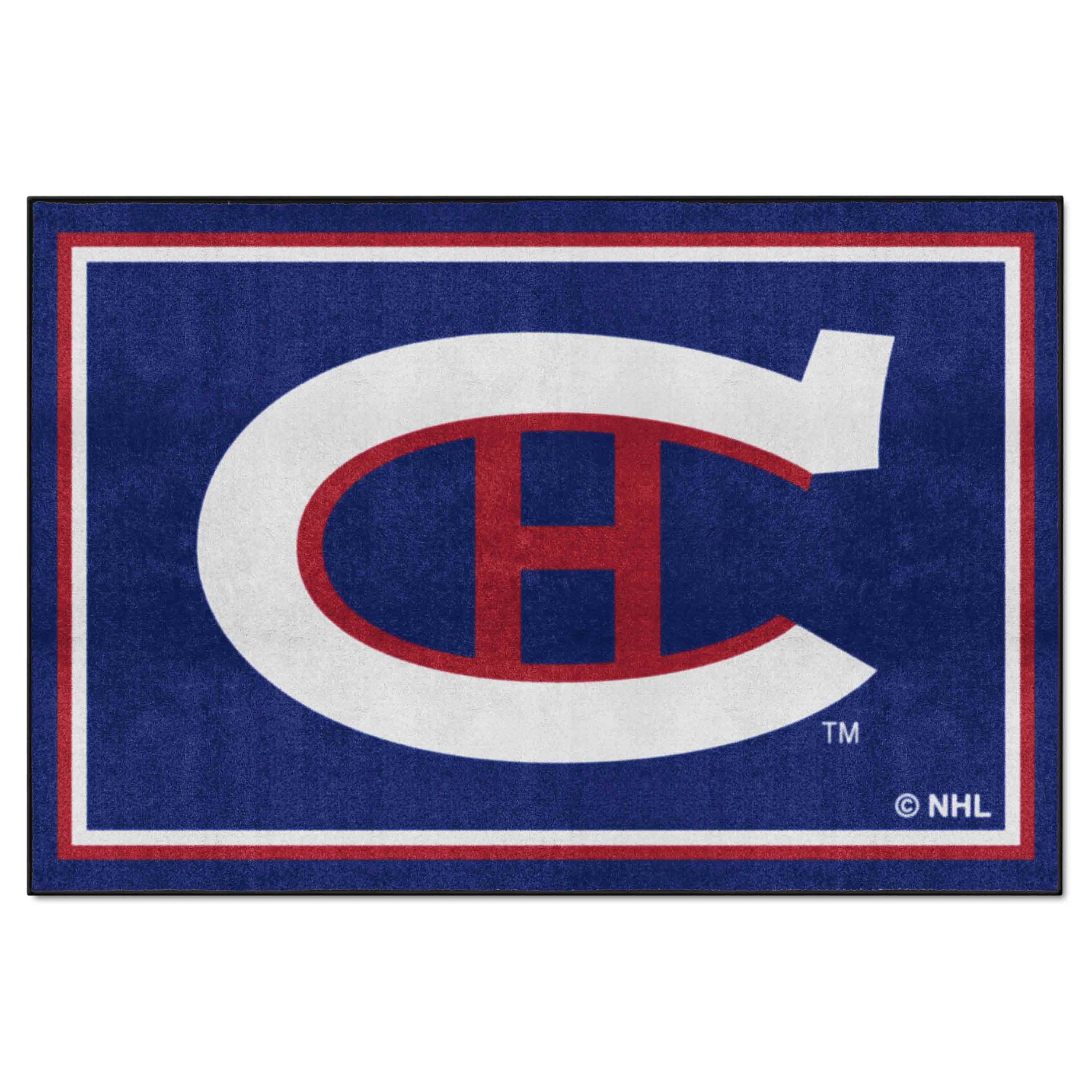 NHLRETRO Montreal Canadiens 5ft. x 8 ft. Plush Area Rug - Montreal Canadiens