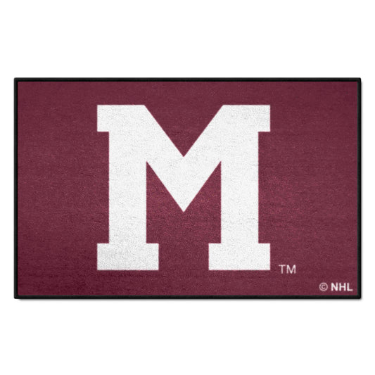 NHLRETRO Montreal Maroons Starter Mat Accent Rug - 19in. x 30in. - Montreal Maroons