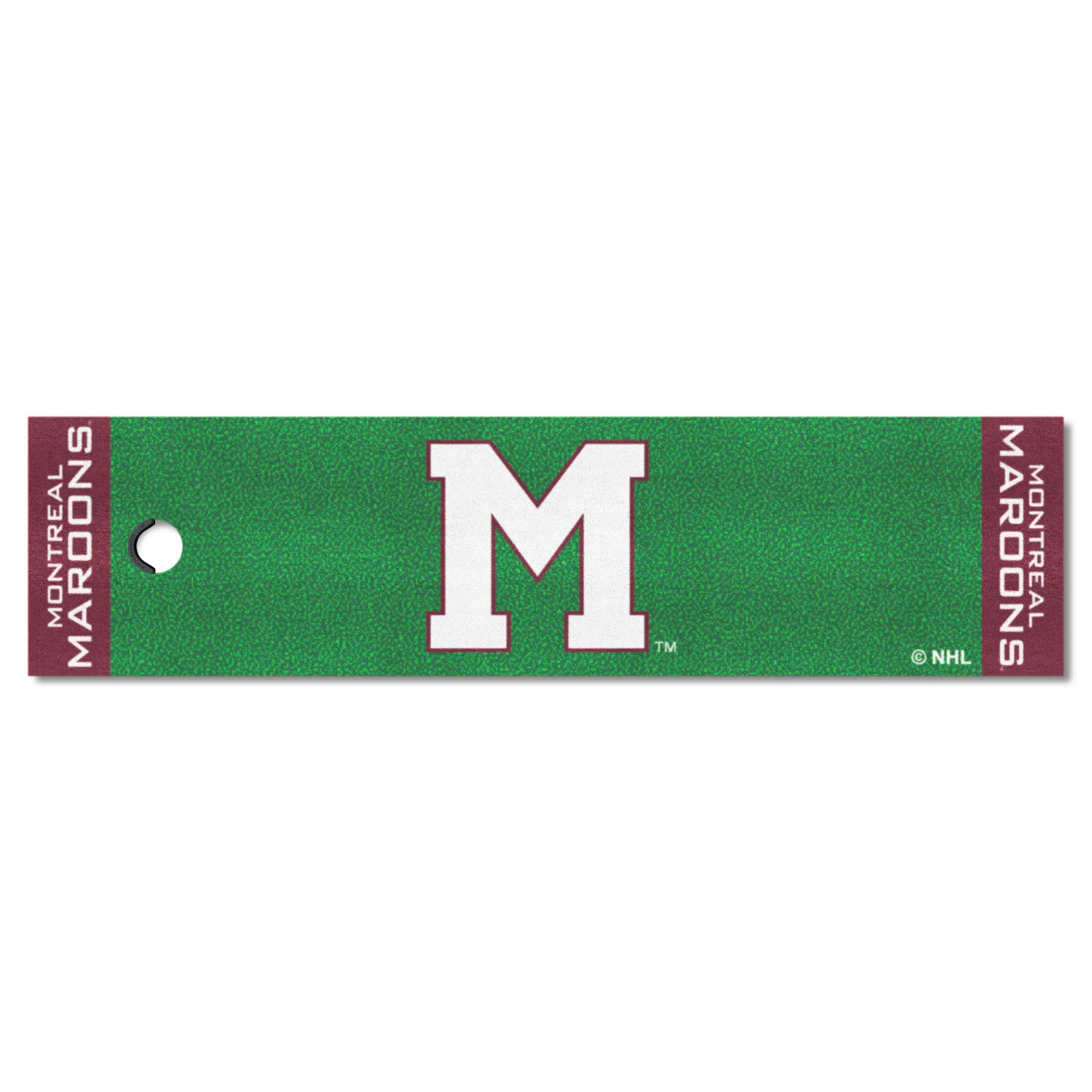 NHLRETRO Montreal Maroons Putting Green Mat - 1.5ft. x 6ft.