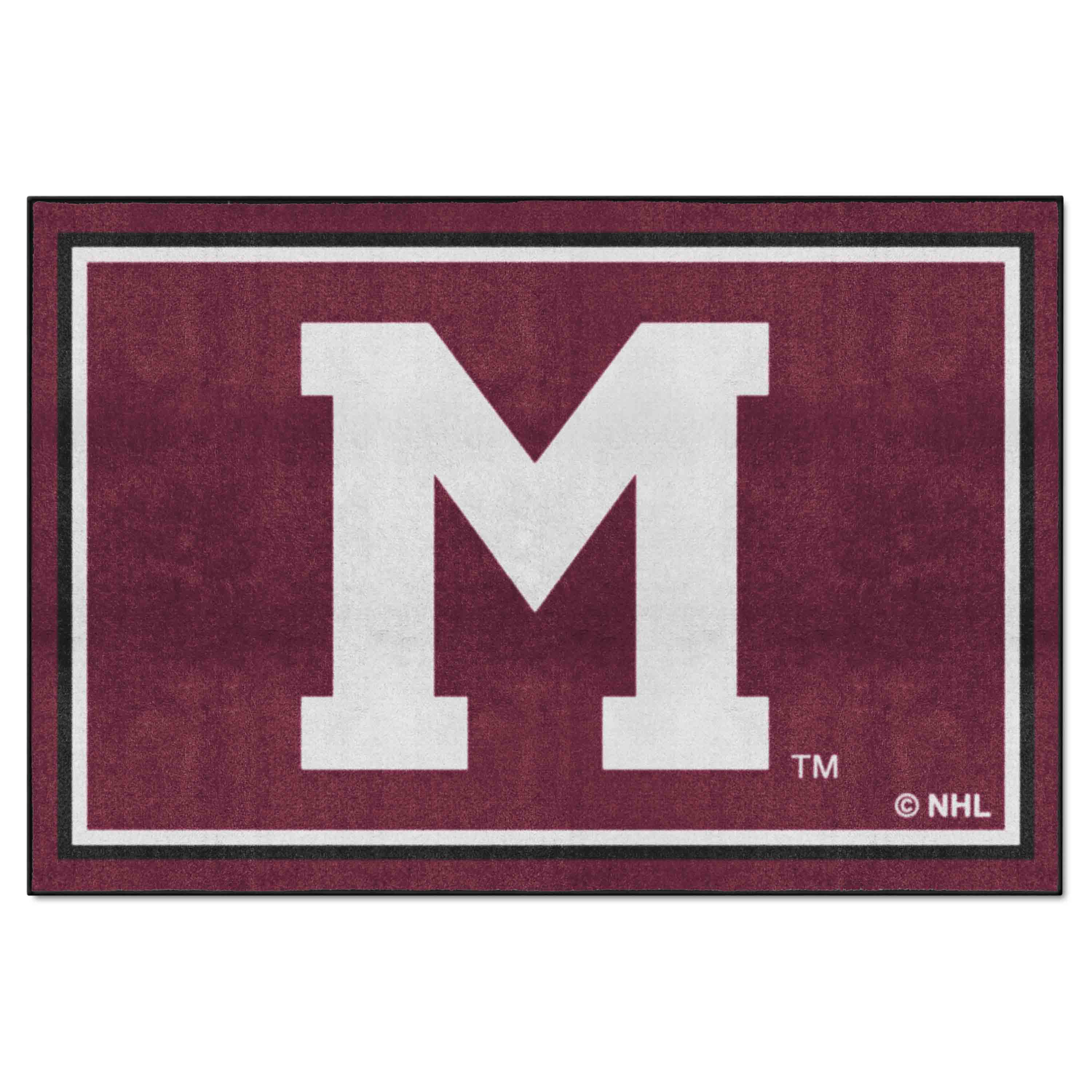 NHLRETRO Montreal Maroons 5ft. x 8 ft. Plush Area Rug