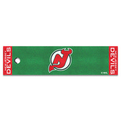 NHLRETRO New Jersey Devils Putting Green Mat - 1.5ft. x 6ft.