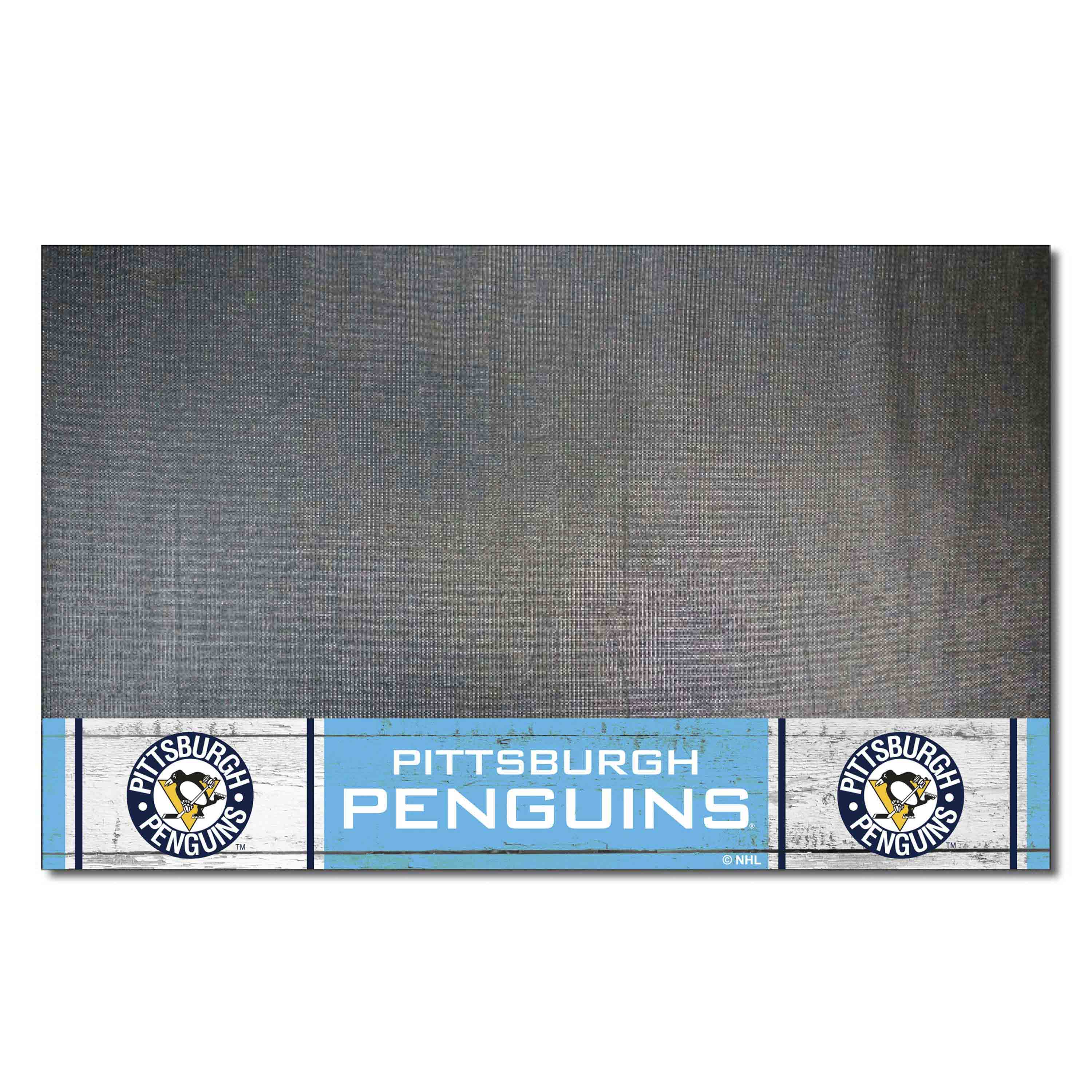 Retro NHL Pittsburgh Penguins Vinyl Grill Mat - 26in. x 42in.