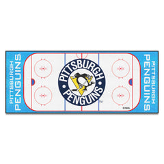 Retro NHL Pittsburgh Penguins Rink Runner - 30in. x 72in. - Pittsburgh Penguins