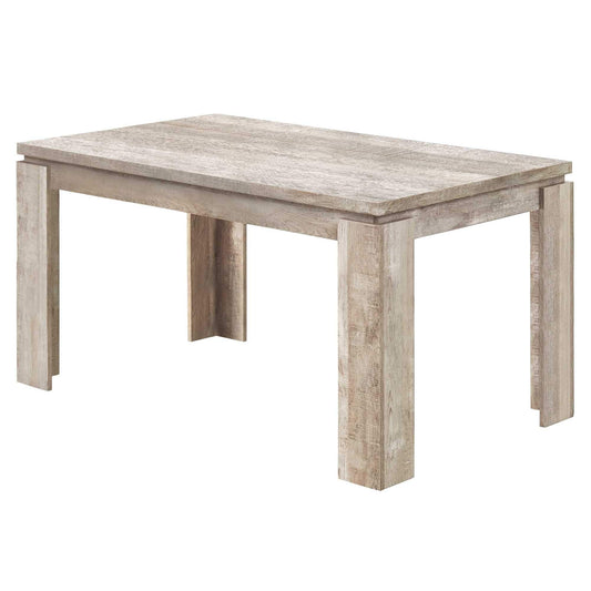 36" Taupe Dining Table - Homeroots