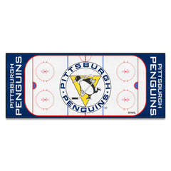 Retro NHL Pittsburgh Penguins Rink Runner - 30in. x 72in.