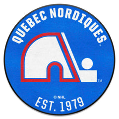 NHLRETRO Quebec Nordiques Roundel Rug - 27in. Diameter