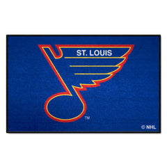 NHLRETRO St. Louis Blues Starter Mat Accent Rug - 19in. x 30in. - St. Louis Blues