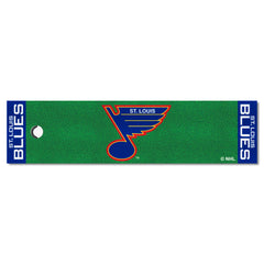 NHLRETRO St. Louis Blues Putting Green Mat - 1.5ft. x 6ft. - St. Louis Blues