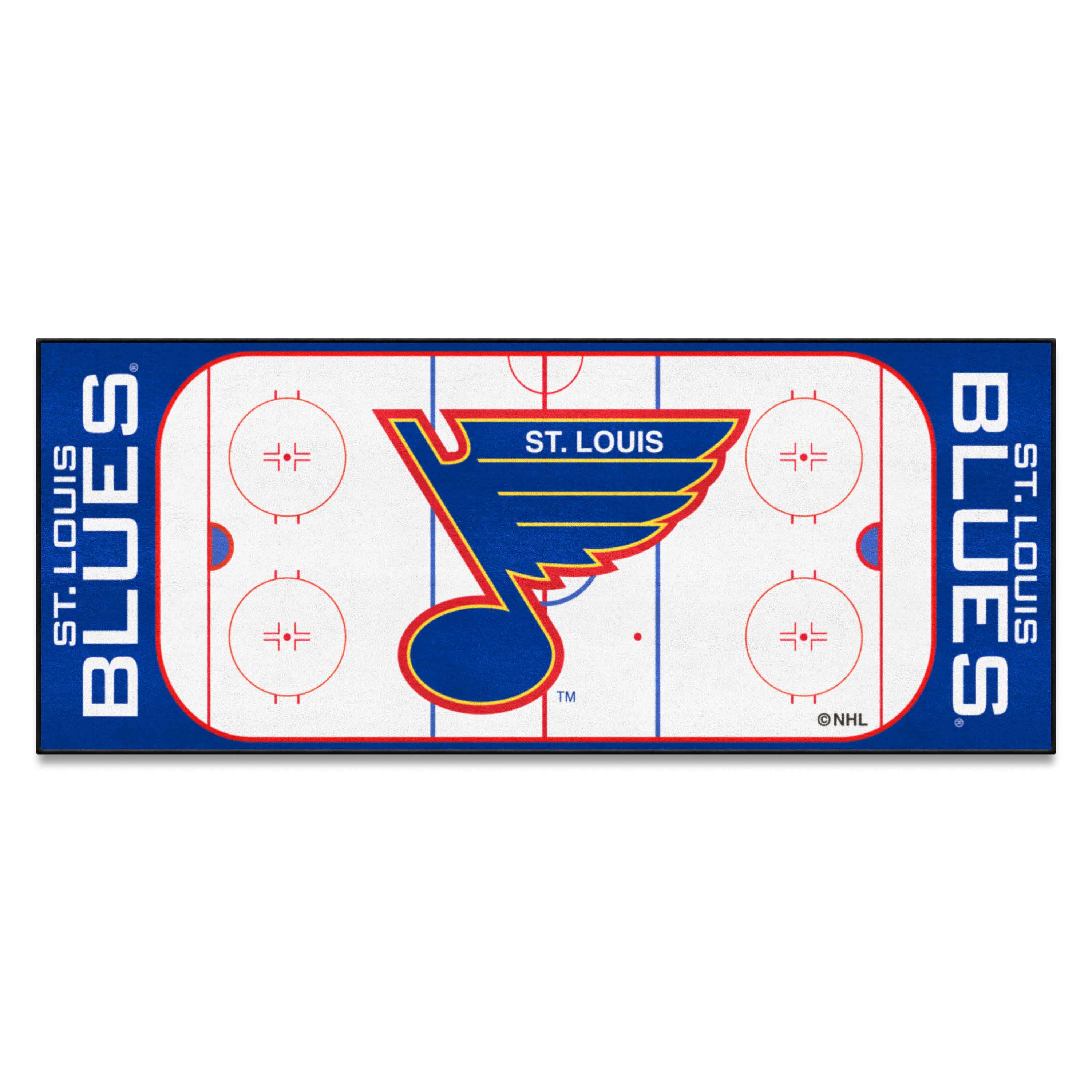 NHLRETRO St. Louis Blues Rink Runner - 30in. x 72in.