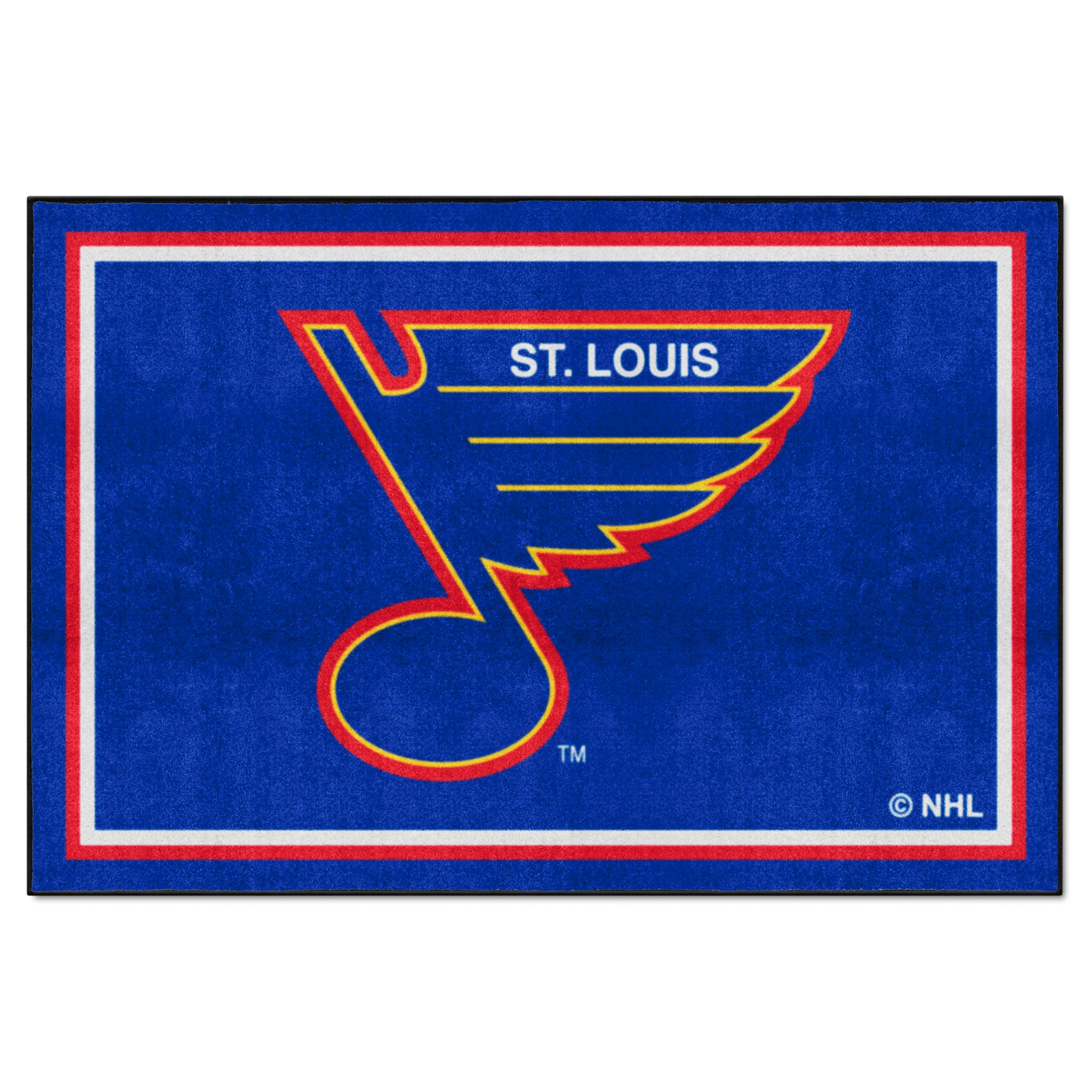 NHLRETRO St. Louis Blues 5ft. x 8 ft. Plush Area Rug - St. Louis Blues