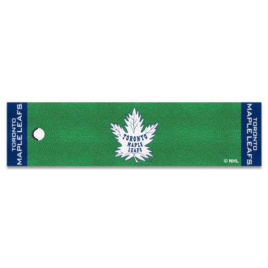 NHLRETRO Toronto Maple Leafs Putting Green Mat - 1.5ft. x 6ft. - Toronto Maple Leafs