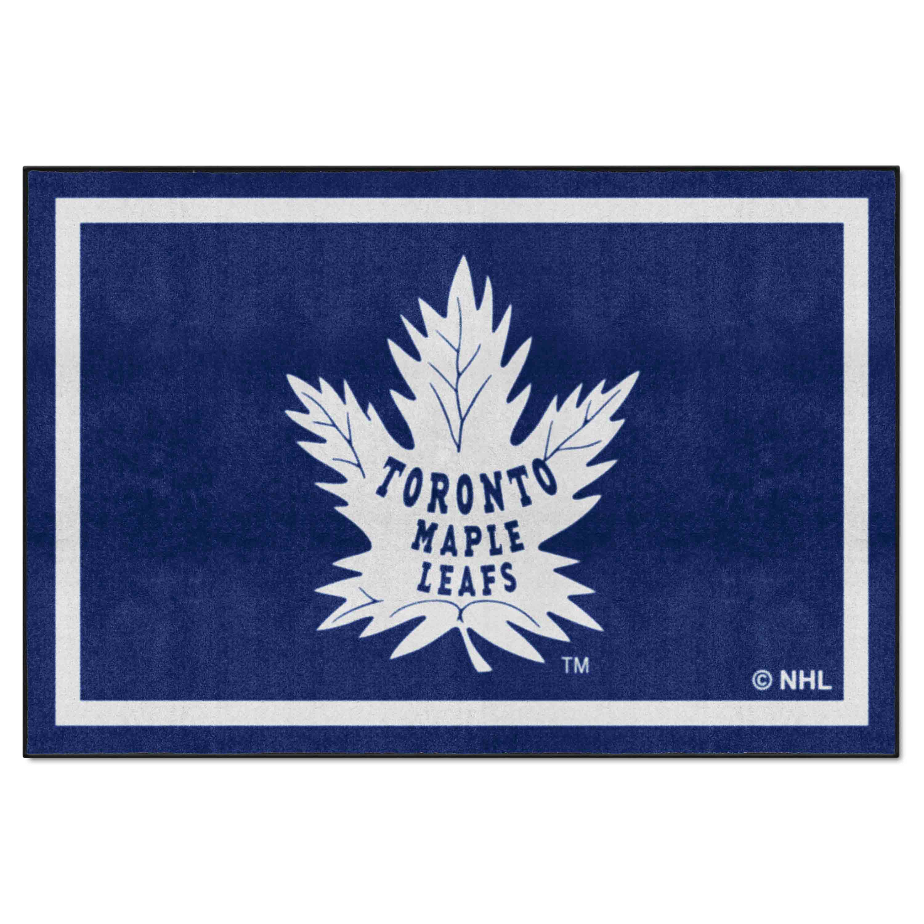 NHLRETRO Toronto Maple Leafs 5ft. x 8 ft. Plush Area Rug - Toronto Maple Leafs