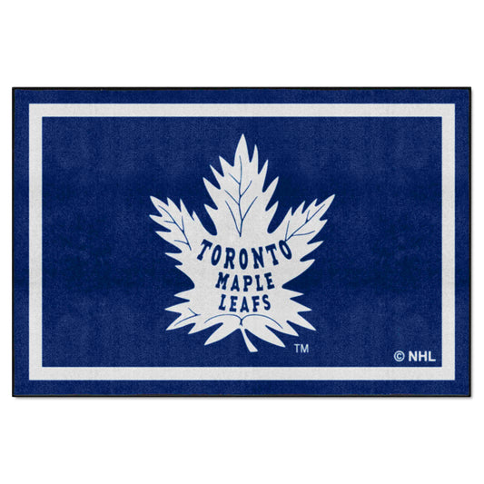 NHLRETRO Toronto Maple Leafs 5ft. x 8 ft. Plush Area Rug - Toronto Maple Leafs