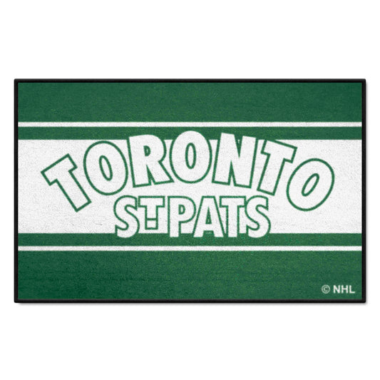 NHLRETRO Toronto St. Pats Starter Mat Accent Rug - 19in. x 30in. - Toronto St. Pats