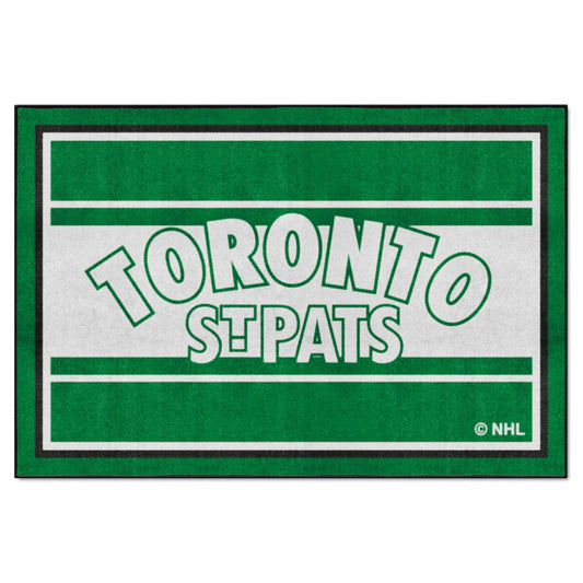 NHLRETRO Toronto St. Pats 5ft. x 8 ft. Plush Area Rug - Toronto St. Pats