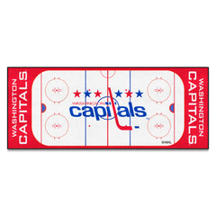 NHLRETRO Washington Capitals Rink Runner - 30in. x 72in. - Washington Capitals