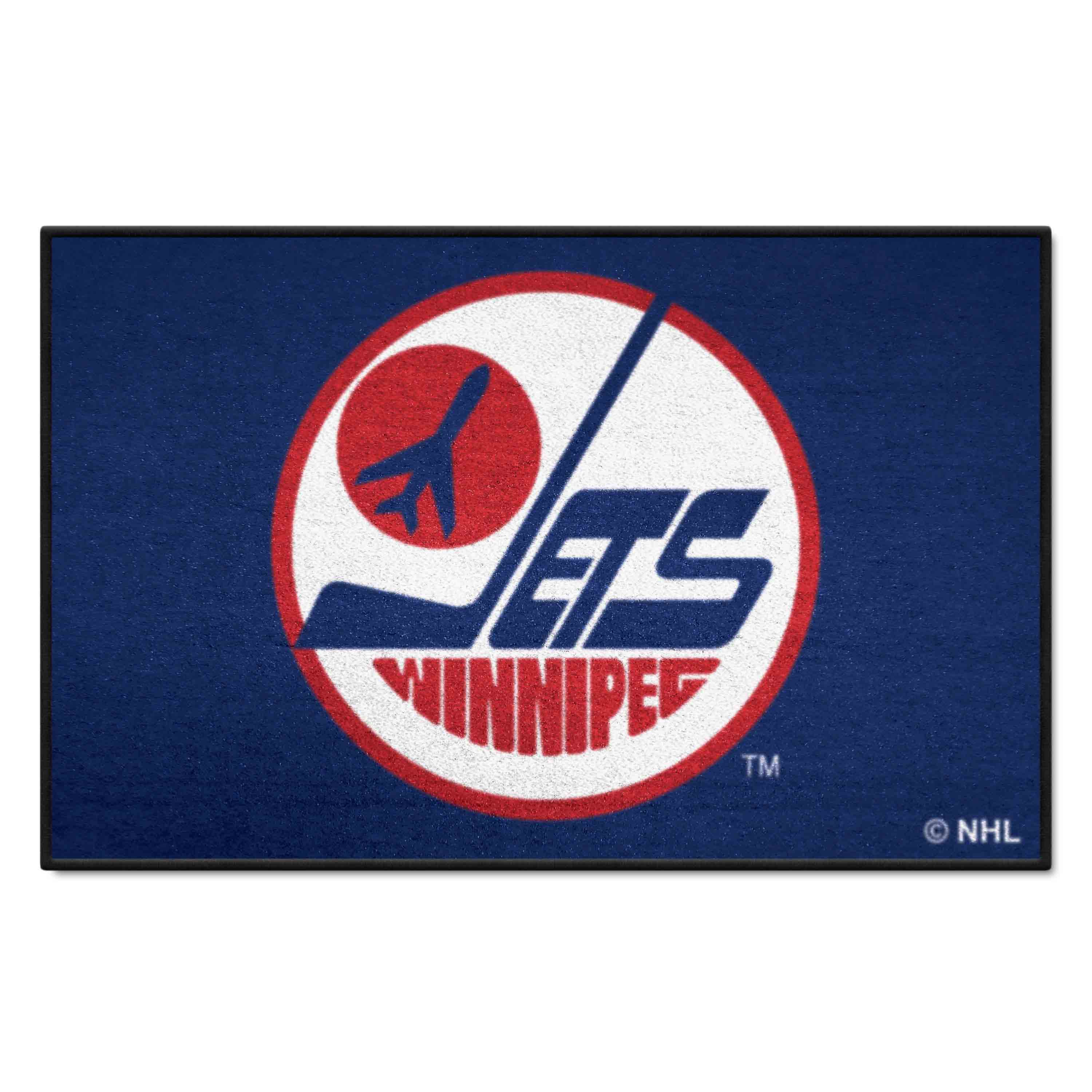 Retro NHL Winnipeg Jets Starter Mat Accent Rug - 19in. x 30in.