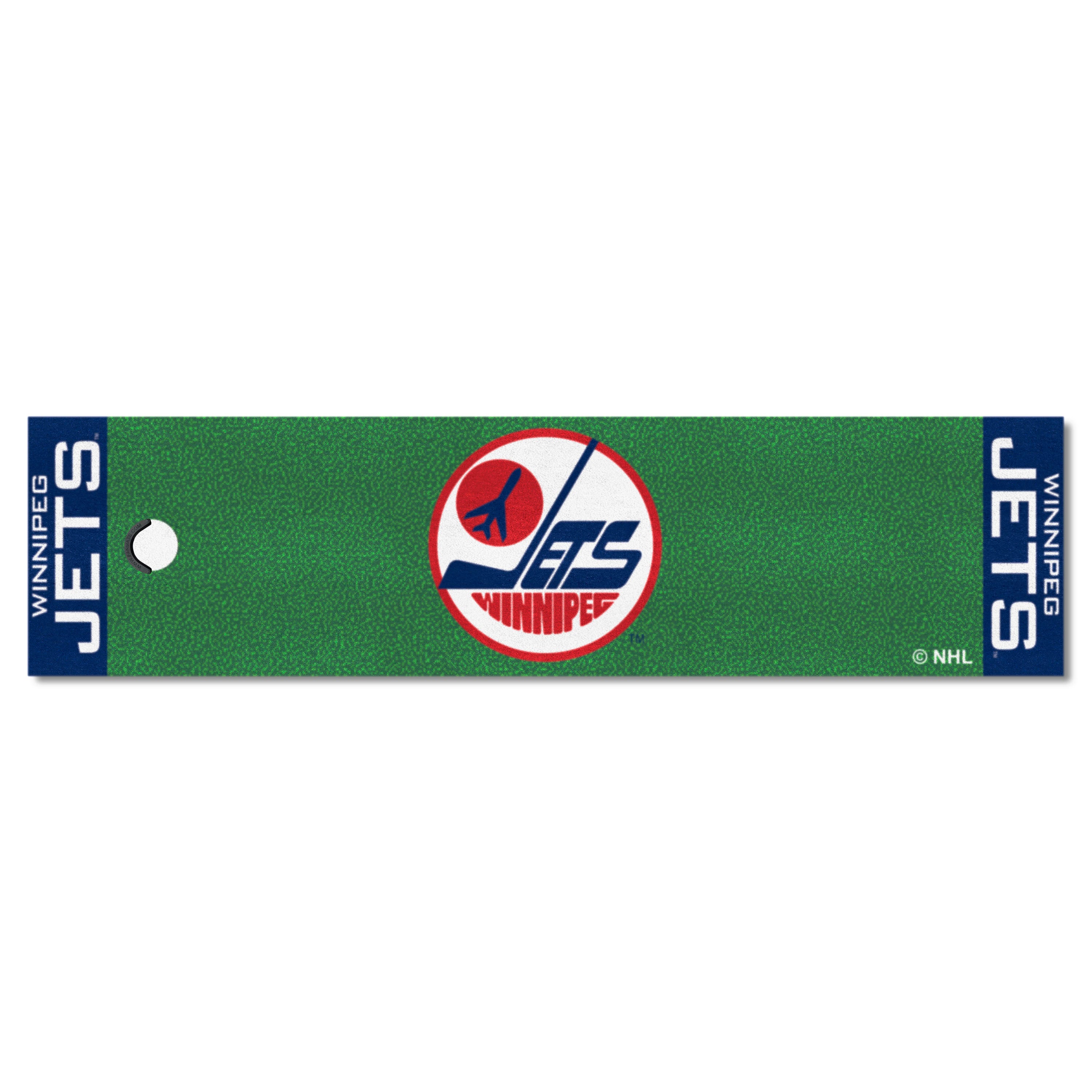 Retro NHL Winnipeg Jets Putting Green Mat - 1.5ft. x 6ft. - Winnipeg Jets