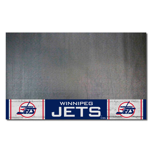 Retro NHL Winnipeg Jets Vinyl Grill Mat - 26in. x 42in. - Winnipeg Jets