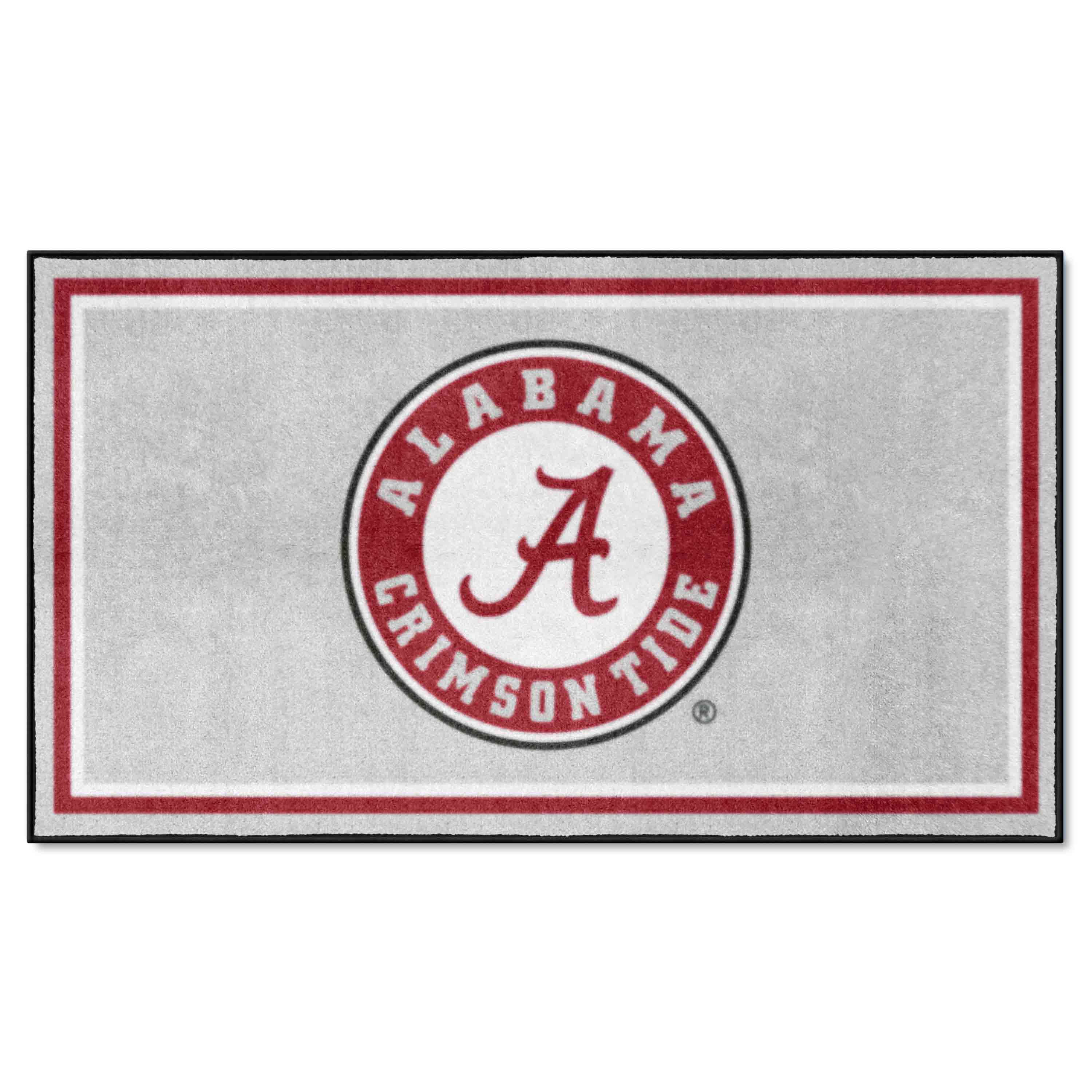 Alabama Crimson Tide 3ft. x 5ft. Plush Area Rug, Round Logo