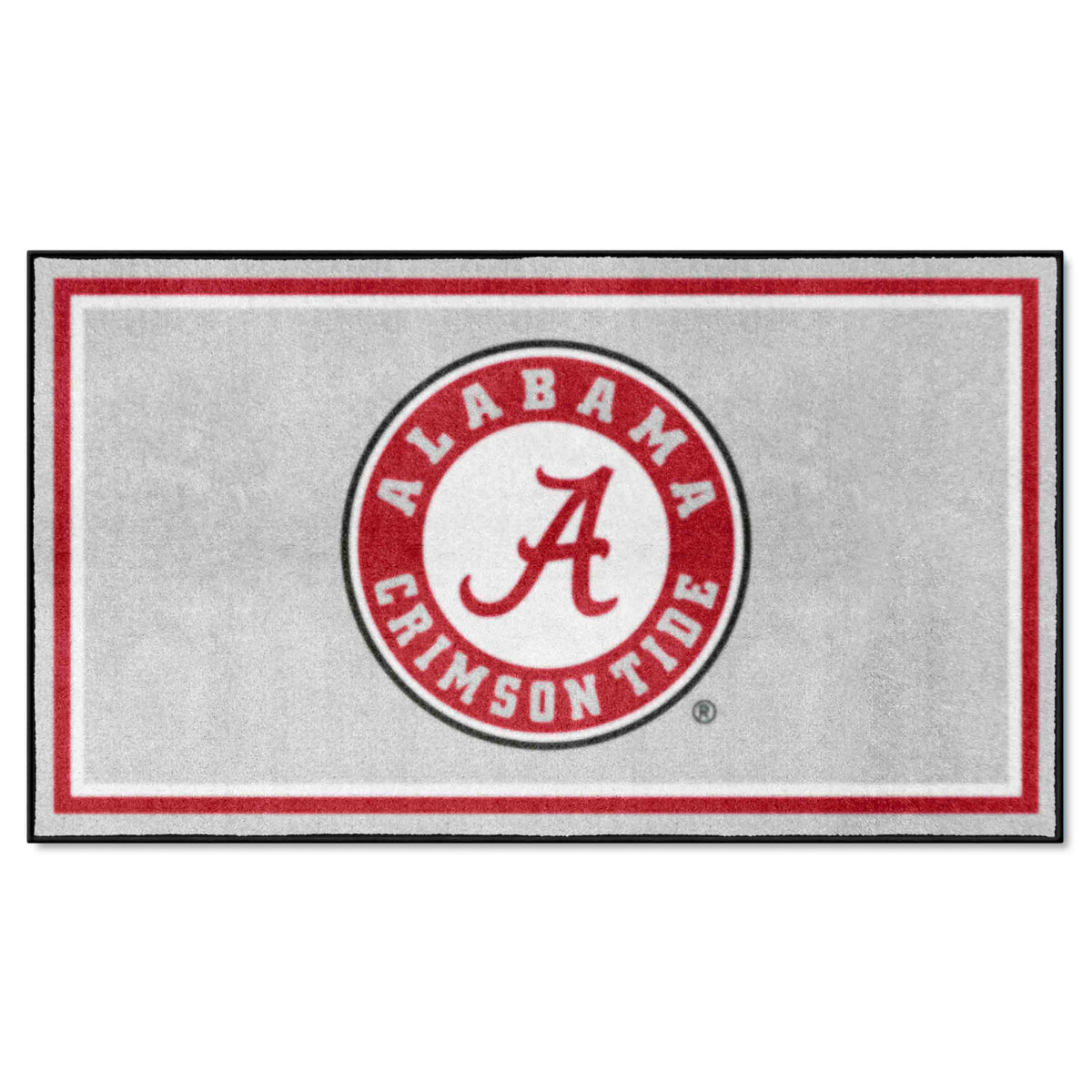 Alabama Crimson Tide 3ft. x 5ft. Plush Area Rug, Round Logo