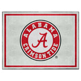 Alabama Crimson Tide 8ft. x 10 ft. Plush Area Rug, Round Logo