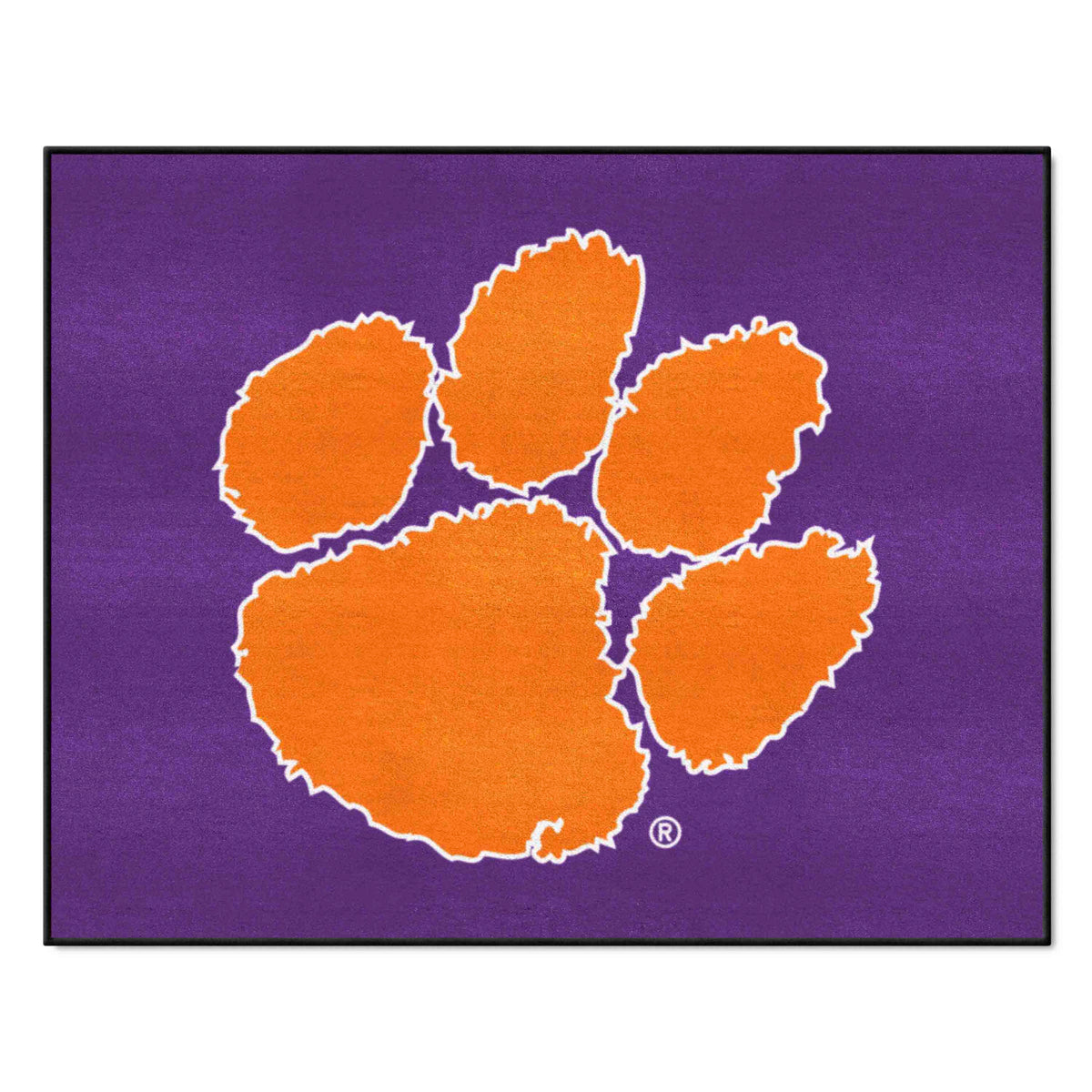 Clemson Tigers All-Star Rug, Purple - 34 in. x 42.5 in. - Clemson