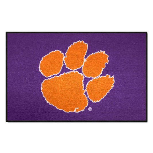 Clemson Tigers Starter Mat Accent Rug, Purple - 19in. x 30in.